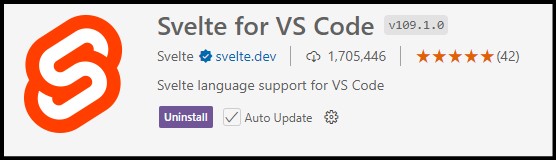 Svelte-extension